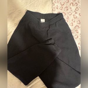 aritzia tna black boyfriend sweatpants